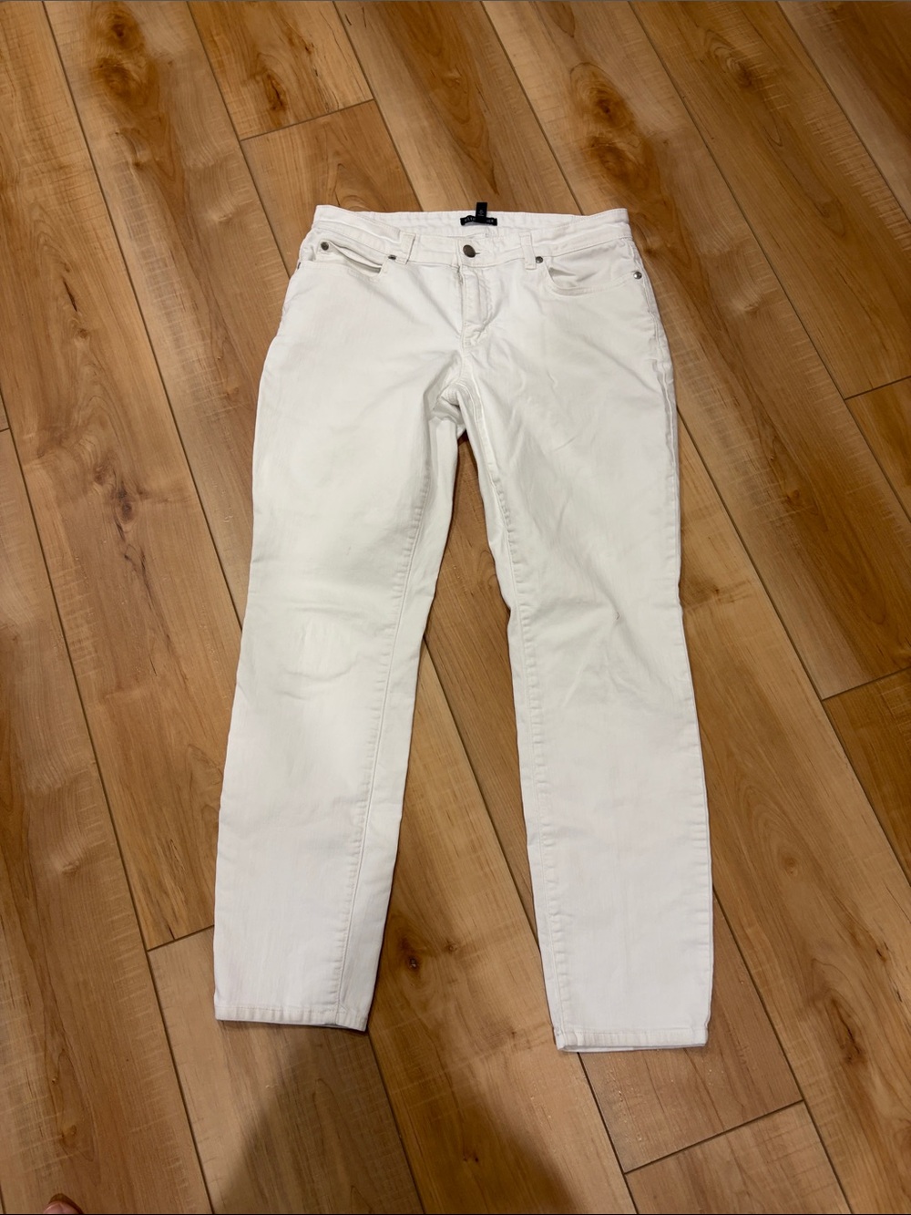 Eileen Fisher White Jeans size 6